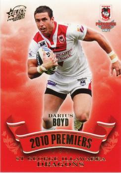 2010 Select 2010 Premiers St. George-Illawarra Dragons #PC02 Darius Boyd Front